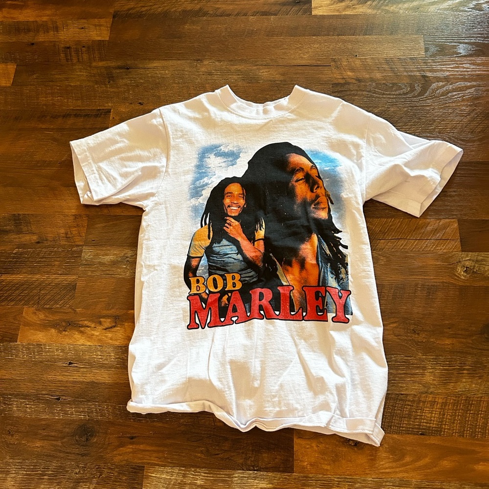 Bob Marley White T shirt, Men’s small